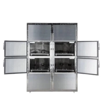 Stainless Steel 8 Bodies Morgue Refrigerator