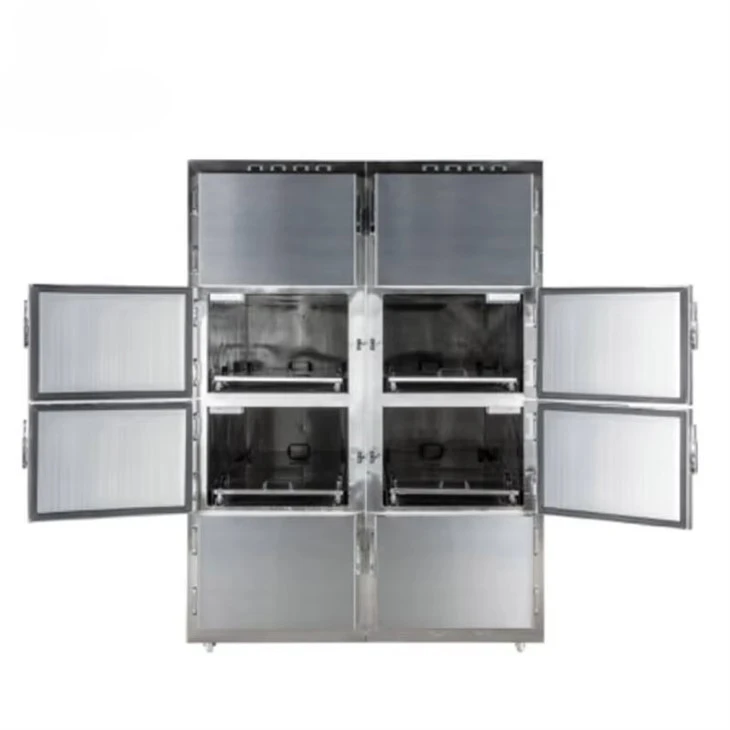 Stainless Steel 8 Bodies Morgue Refrigerator